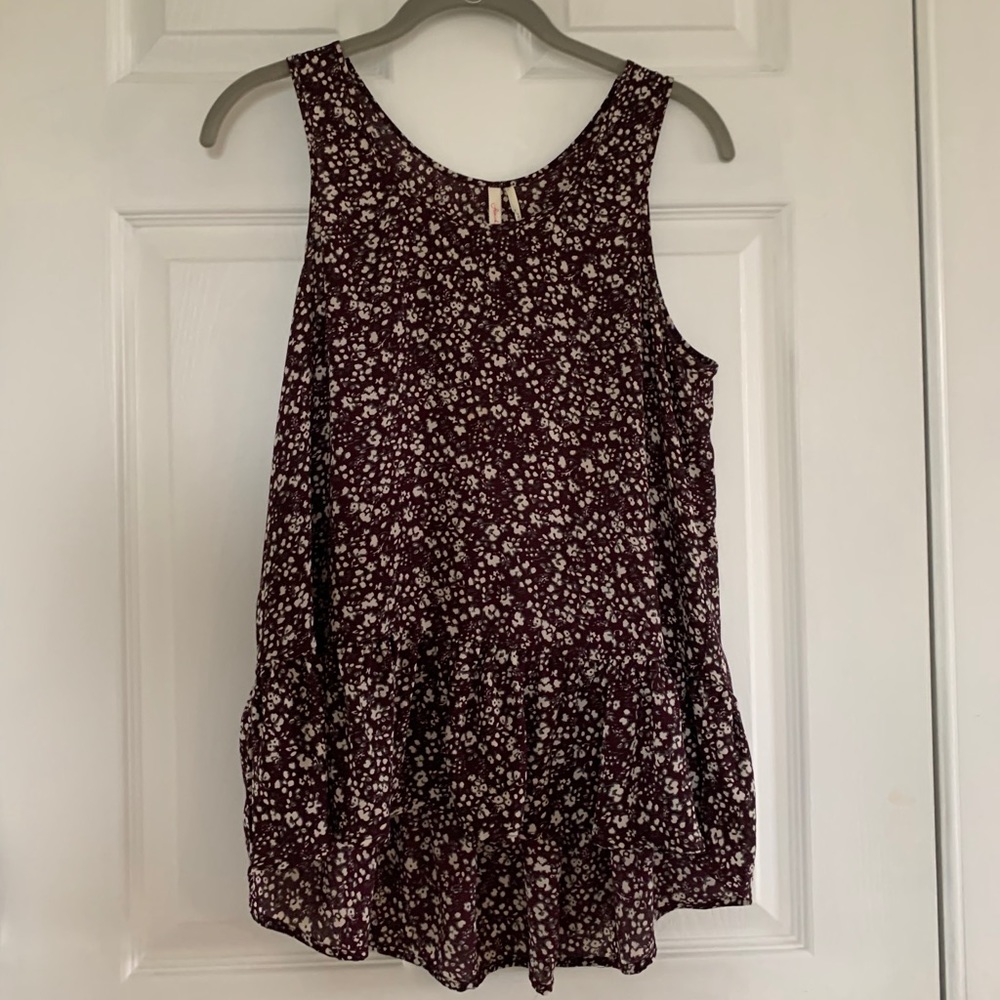 Frenchi brand EUC peplum high low top - Nordstrom